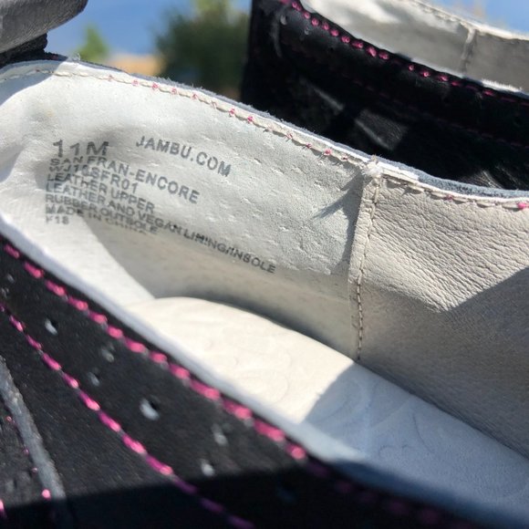 JAMBU Women's Black San Fran Encore Oxford Size 11 NWT - Picture 3 of 8